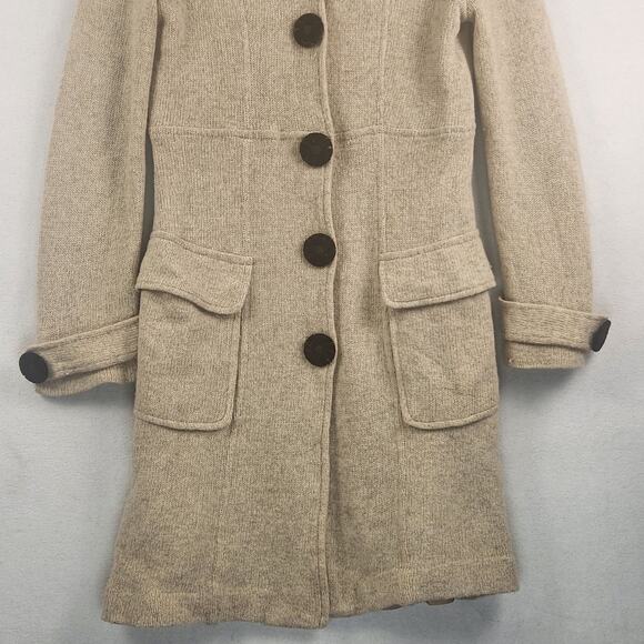 Day Birger et Mikkelsen Cardigan Women's SZ SM Beige Sweater Coat Lined EUC - Picture 7 of 16